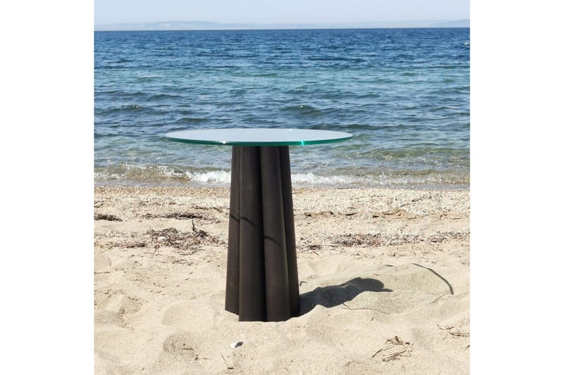 Novera Sofabord 50 cm - Gennemsigtig/Sort - Møbler - Borde - Sofabord