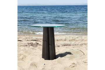 Novera Sofabord 50 cm - Gennemsigtig/Sort - Møbler - Borde - Sofabord