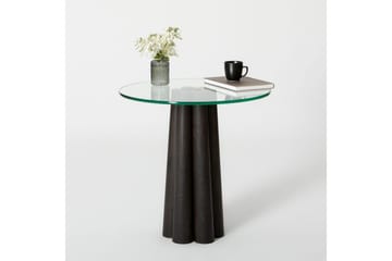 Novera Sofabord 50 cm - Gennemsigtig/Sort - Møbler - Borde - Sofabord