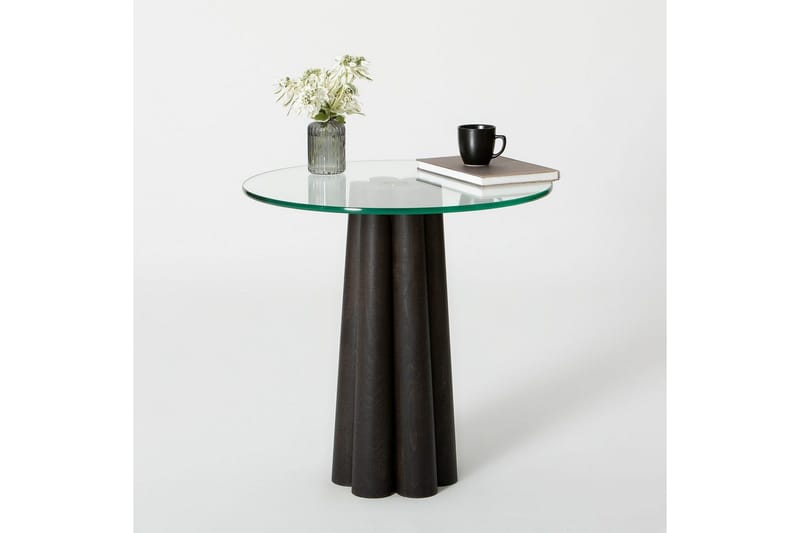 Novera Sofabord 50 cm - Gennemsigtig/Sort - Møbler - Borde - Sofabord