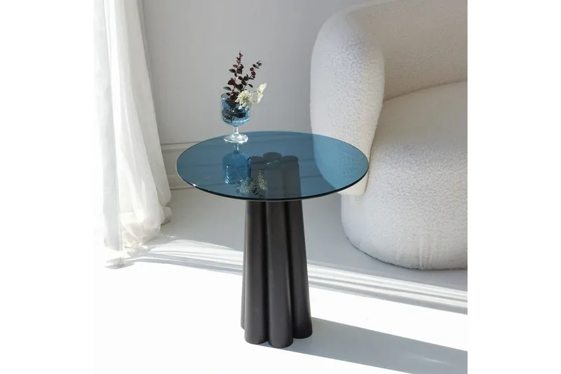 Novera Sofabord 50 cm - Sort/Blå - Møbler - Borde - Sofabord