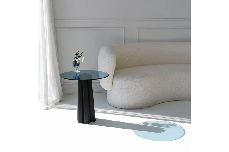 Novera Sofabord 50 cm - Sort/Blå - Møbler - Borde - Sofabord