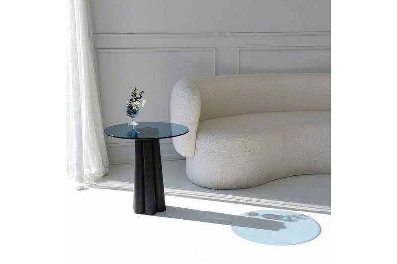 Novera Sofabord 50 cm - Sort/Blå - Møbler - Borde - Sofabord