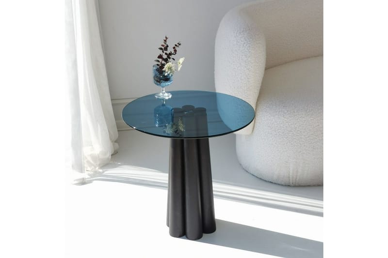 Novera Sofabord 50 cm - Sort/Blå - Møbler - Borde - Sofabord