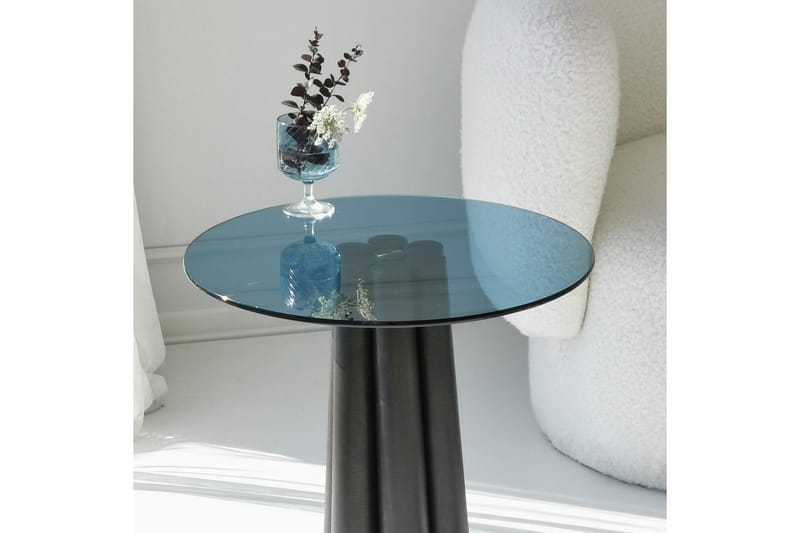 Novera Sofabord 50 cm - Sort/Blå - Møbler - Borde - Sofabord