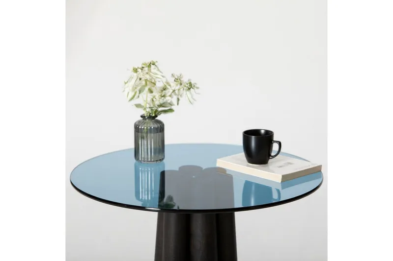 Novera Sofabord 50 cm - Sort/Blå - Møbler - Borde - Sofabord