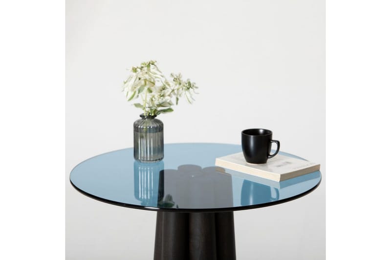 Novera Sofabord 50 cm - Sort/Blå - Møbler - Borde - Sofabord