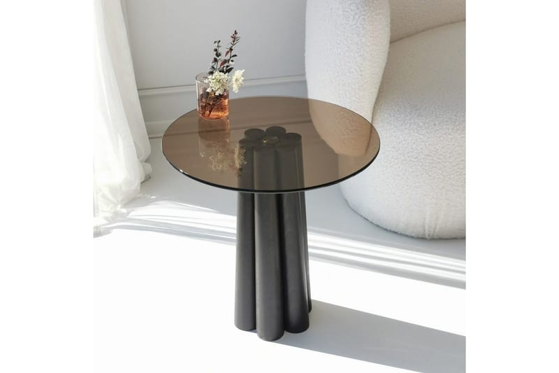 Novera Sofabord 50 cm - Sort/Bronze - Møbler - Borde - Sofabord