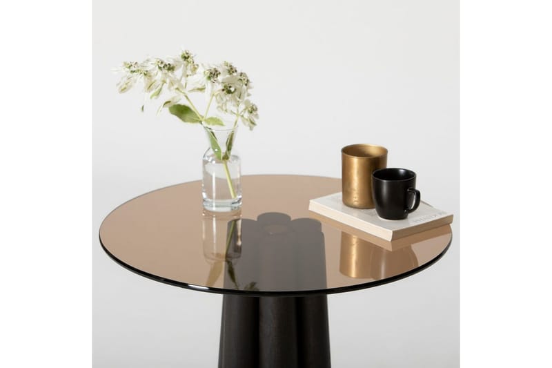 Novera Sofabord 50 cm - Sort/Bronze - Møbler - Borde - Sofabord