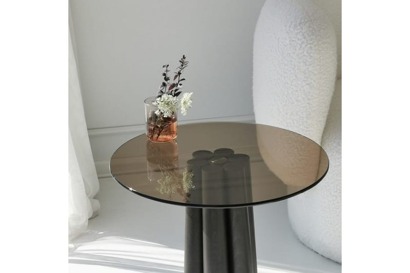 Novera Sofabord 50 cm - Sort/Bronze - Møbler - Borde - Sofabord