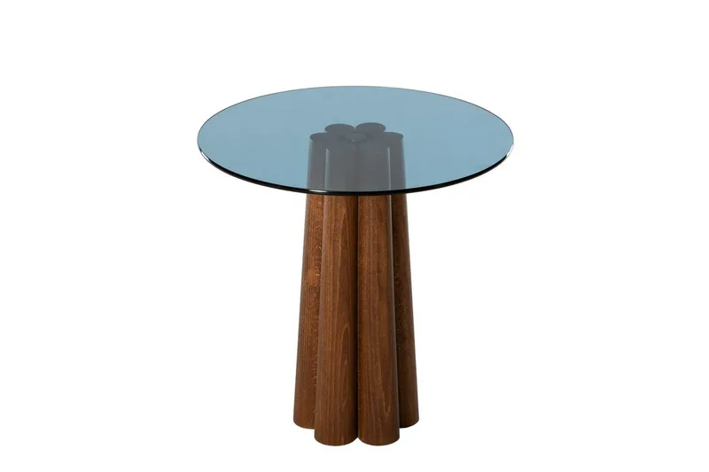 Novera Sofabord 50 cm - Valnød/Blå - Møbler - Borde - Sofabord