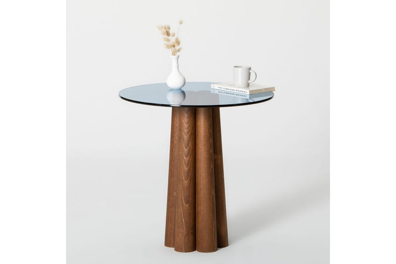 Novera Sofabord 50 cm - Valnød/Blå - Møbler - Borde - Sofabord