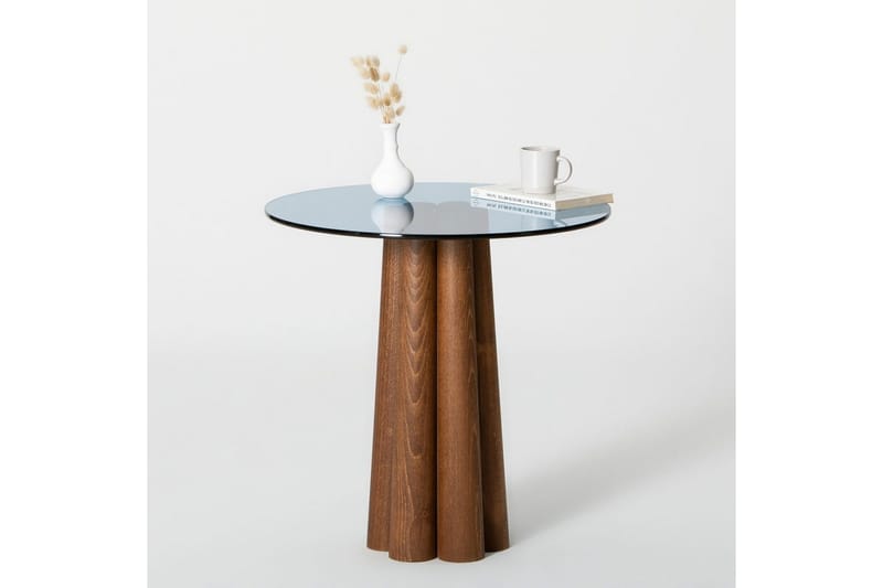 Novera Sofabord 50 cm - Valnød/Blå - Møbler - Borde - Sofabord