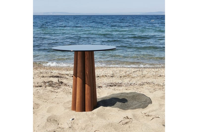 Novera Sofabord 50 cm - Valnød/Mørkegrå - Møbler - Borde - Sofabord