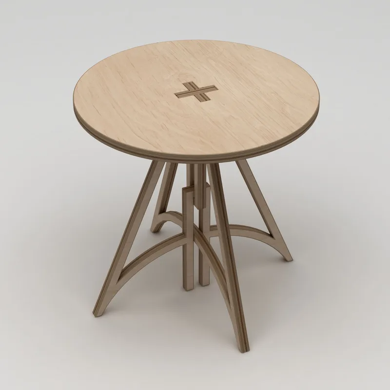 Nurena Spisebord 75 cm - Naturligt træ - Møbler - Borde - Spisebord og køkkenbord