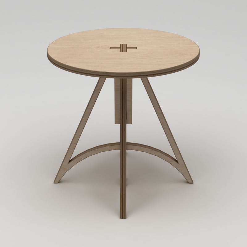 Nurena Spisebord 75 cm - Naturligt træ - Møbler - Borde - Spisebord og køkkenbord