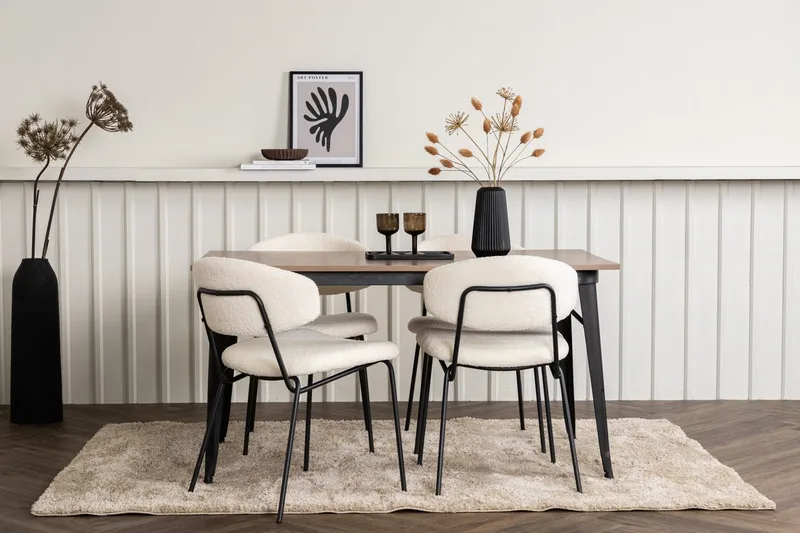 Ochovi Spisebord 140 cm med 4 Chico Spisebordsstole