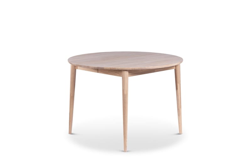 Odense Udtræksbart Spisebord 110-150 cm Rundt til 4 personer i massivt træ, Natur