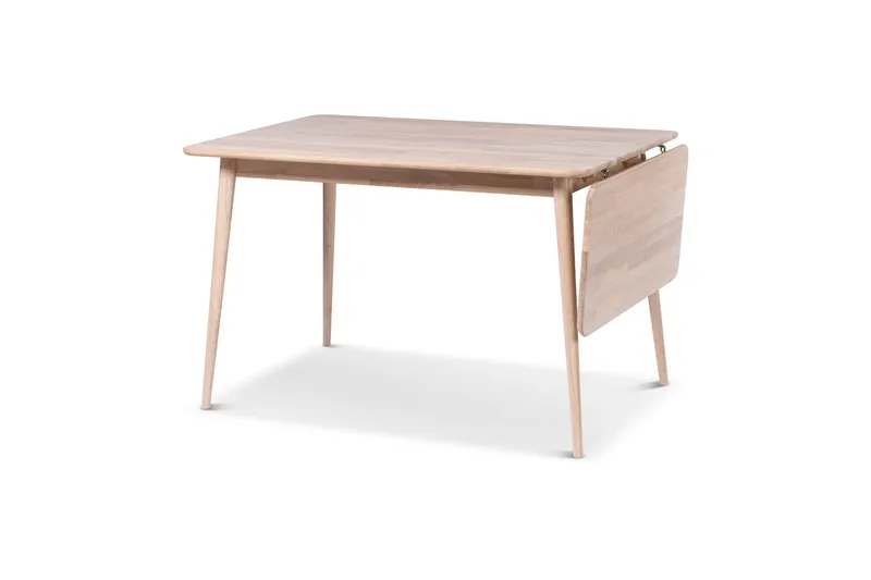 Odense Udtræksbart Spisebord 120-160 cm til 4 personer i massivt træ, Natur