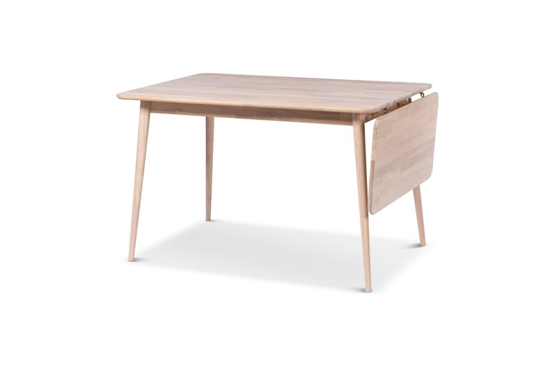 Odense Udtræksbart Spisebord 120-160 cm til 4 personer i massivt træ, Natur