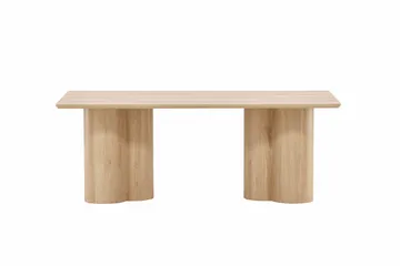 Olivia Rektangulært Sofabord i Lyst Træ - Beige - Møbler - Borde - Sofabord