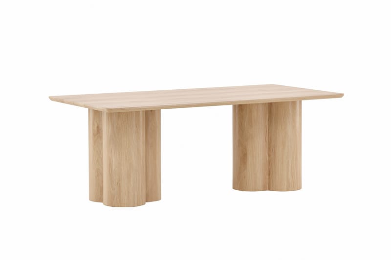 Olivia Rektangulært Sofabord i Lyst Træ - Beige - Møbler - Borde - Sofabord