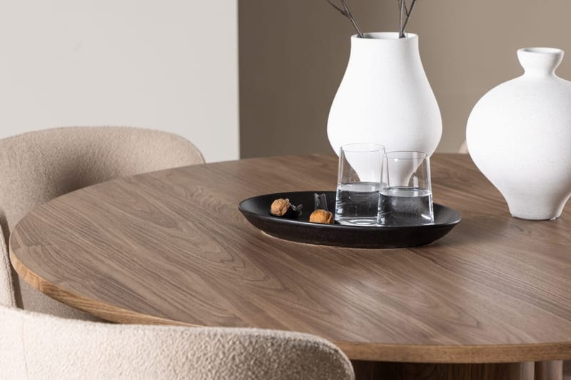 Olivia spisebord 110 cm med 4 Modesto spisebordsstole - Møbler - Borde - Spisebordssæt