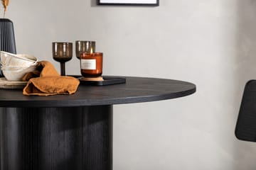 Olivia Spisebord 110 cm Rundt - Sort - Møbler - Borde - Spisebord og køkkenbord