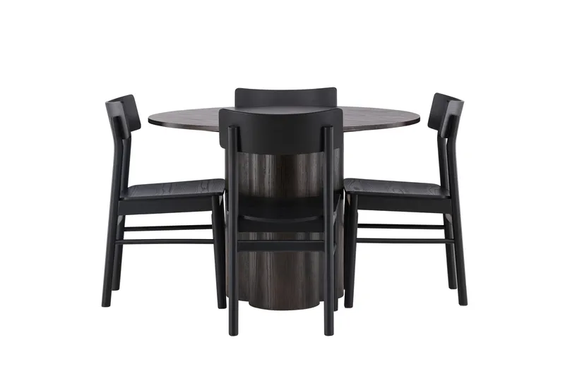 Olivia Spisegruppe + 4 stole, Mocca