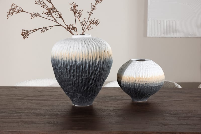 Olivia Spisegruppe 210 cm Rektangulær med 6 Agnes stole - Mocca/Hvit - Møbler - Borde - Spisebordssæt