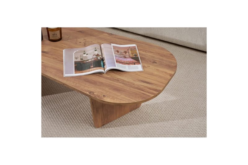 Omari Sofabord 130 cm - Brun - Møbler - Borde - Sofabord