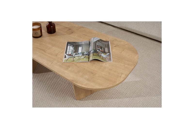 Omari Sofabord 130 cm - Eg - Møbler - Borde - Sofabord
