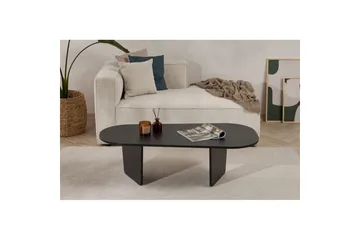 Omari Sofabord 130 cm - Sort - Møbler - Borde - Sofabord