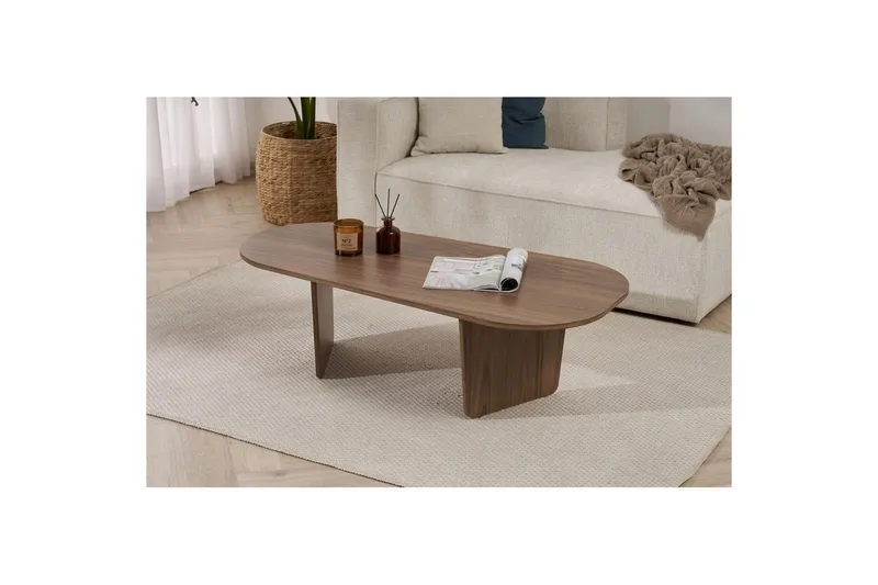 Omari Sofabord 130 cm - Valnød - Møbler - Borde - Sofabord