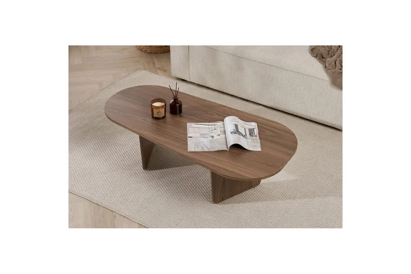 Omari Sofabord 130 cm - Valnød - Møbler - Borde - Sofabord