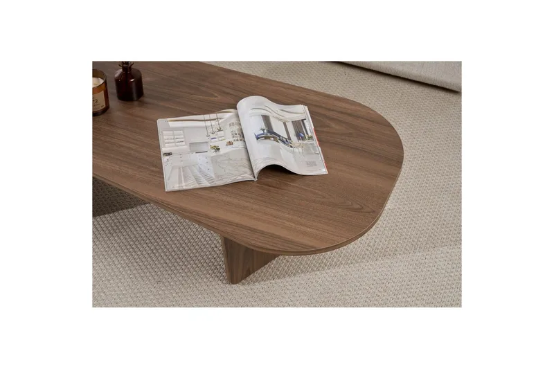 Omari Sofabord 130 cm - Valnød - Møbler - Borde - Sofabord