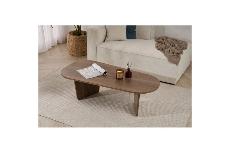 Omari Sofabord 130 cm - Valnød - Møbler - Borde - Sofabord