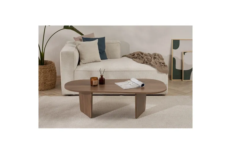 Omari Sofabord 130 cm - Valnød - Møbler - Borde - Sofabord