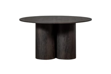 Oona Rundt Spisebord 140 cm med Træ- og Valnøddeudseende - Brun - Møbler - Borde - Spisebord og køkkenbord