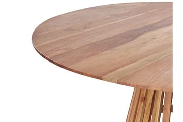Ortelle Spisebord 120 cm Rund - Mørkebrun - Møbler - Borde - Spisebord og køkkenbord