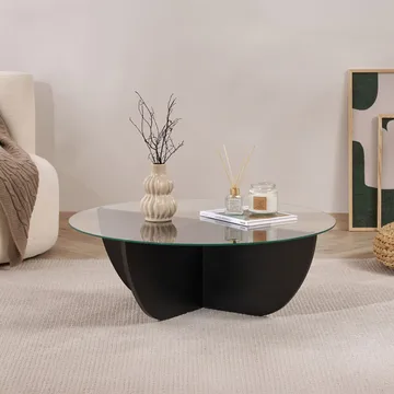 Orwin Sofabord 90 cm - Mørkebrun - Møbler - Borde - Sofabord
