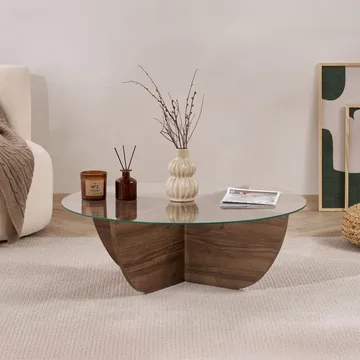 Orwin Sofabord 90 cm - Mørkebrun - Møbler - Borde - Sofabord