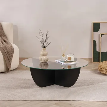 Orwin Sofabord 90 cm - Mørkebrun - Møbler - Borde - Sofabord