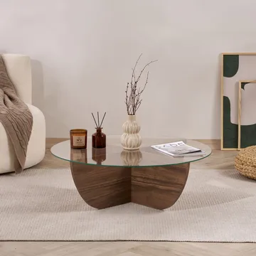 Orwin Sofabord 90 cm - Mørkebrun - Møbler - Borde - Sofabord