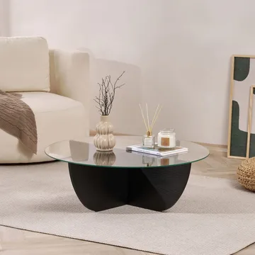 Orwin Sofabord 90 cm - Mørkebrun - Møbler - Borde - Sofabord