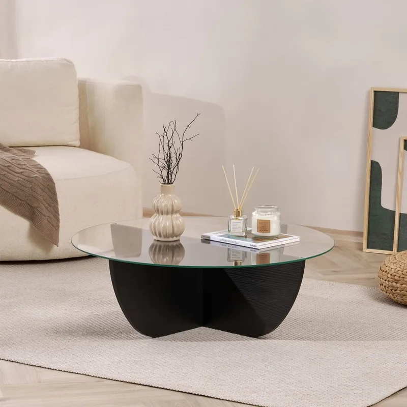 Orwin Sofabord 90 cm - Mørkebrun - Møbler - Borde - Sofabord