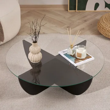 Orwin Sofabord 90 cm - Mørkebrun - Møbler - Borde - Sofabord