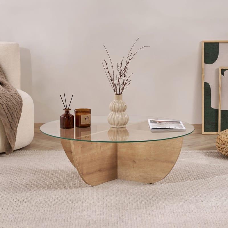 Orwin Sofabord 90 cm - Natur - Møbler - Borde - Sofabord