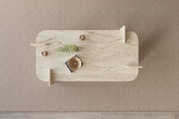 Osmiric sofabord 120 cm rektangulært - Travertin - Møbler - Borde - Sofabord