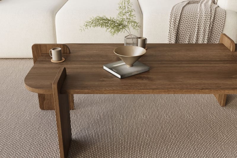 Osmiric sofabord 120 cm rektangulært - Valnød - Møbler - Borde - Sofabord